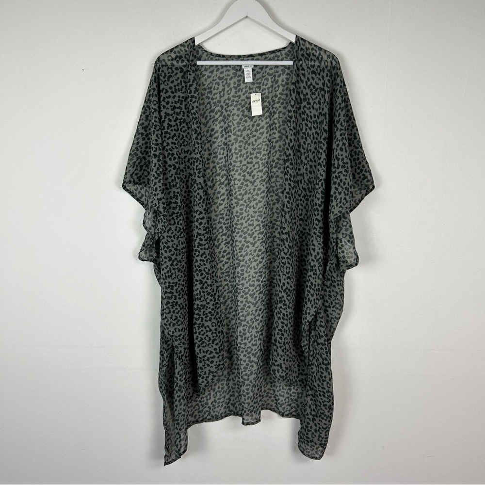 Aerie Leopard Kimono Top One Size NWT